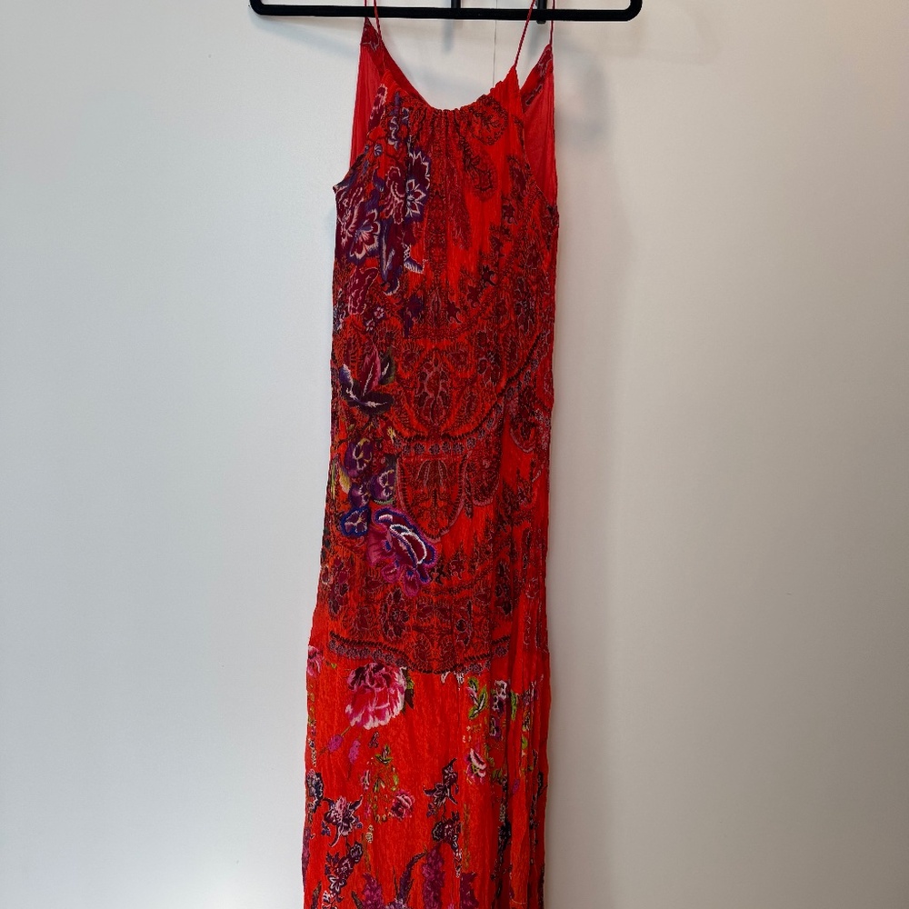 DESIGUAL silk summer maxi dress